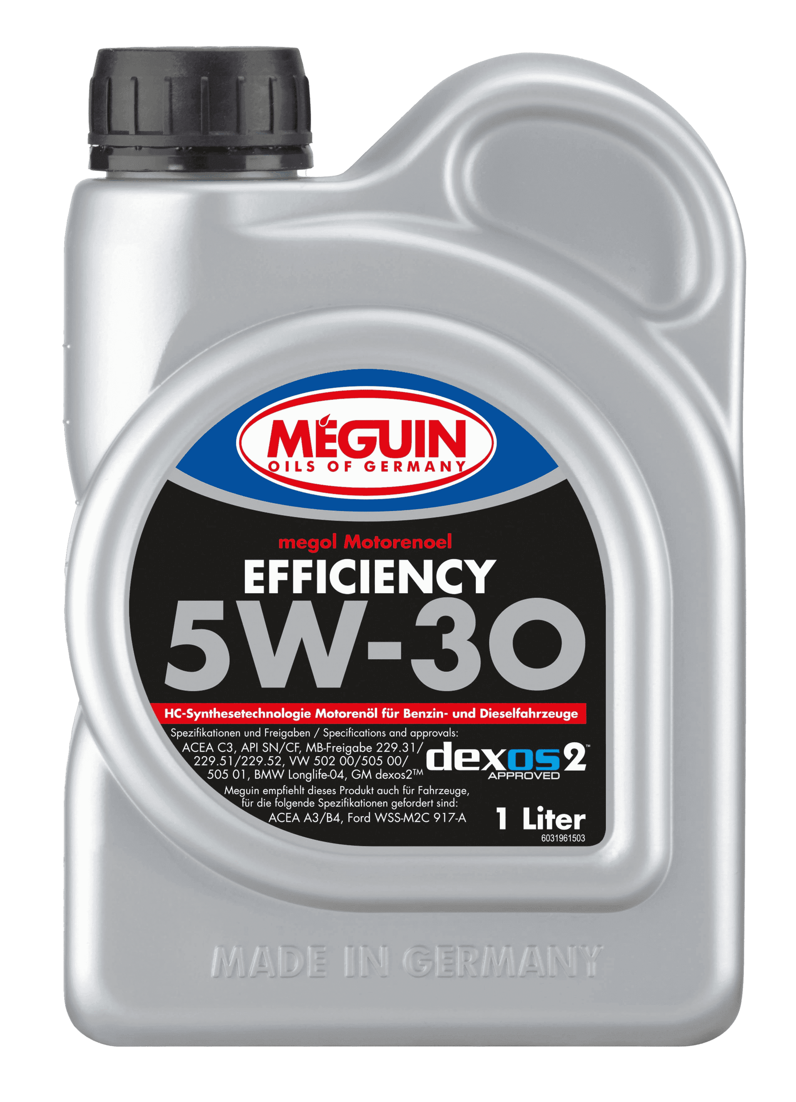 Моторное масло MEGUIN Megol Efficiency 5W-30, 1л